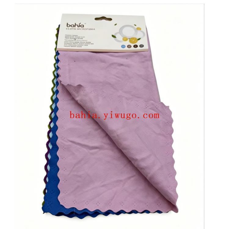 Natural loofah kitchen cleaning cloth, disposable dish towel, scouring pad, lazy person's rag Item Picture