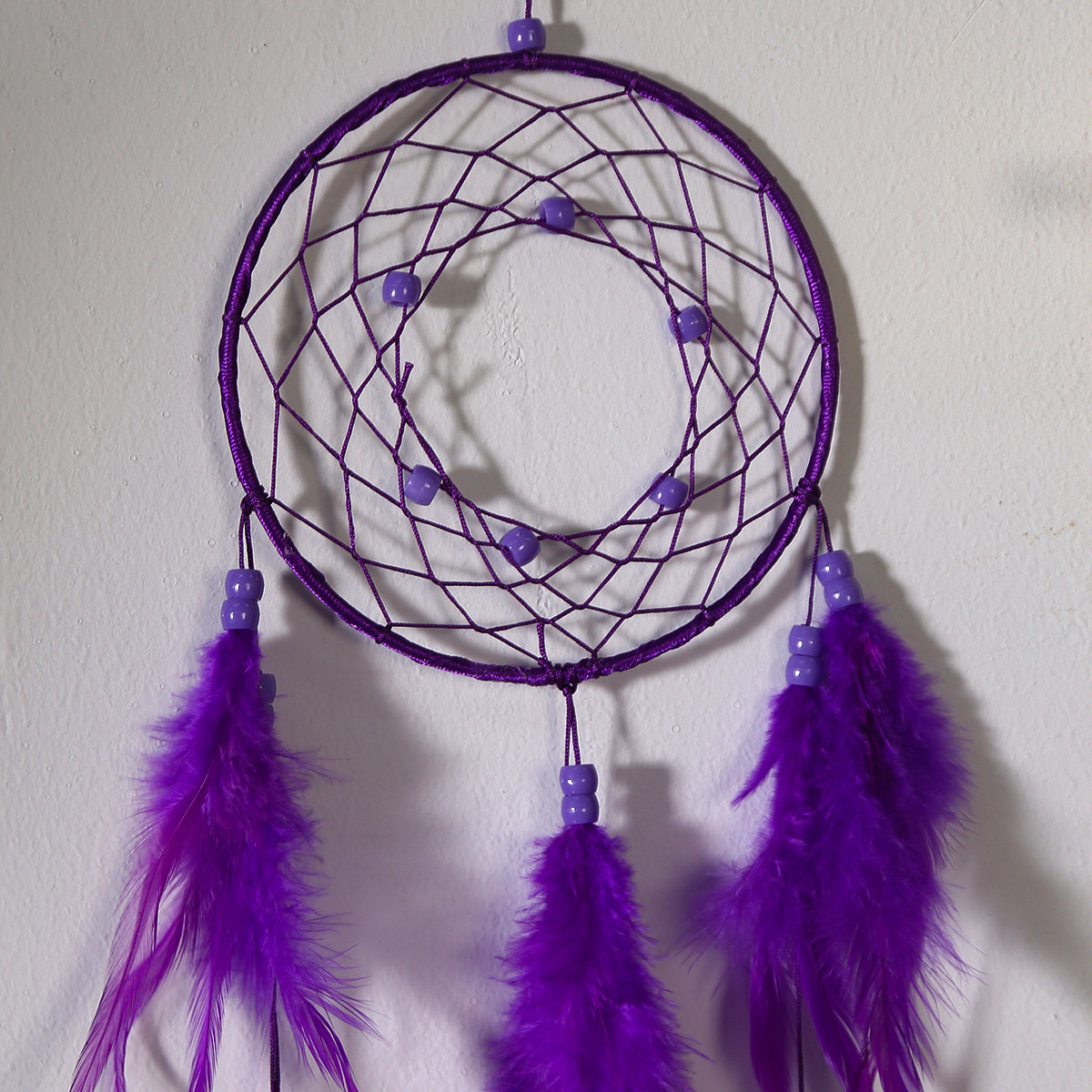 Creative feather dreamcatcher pendants, hand-woven pendants, dreamcatcher decorations and room ornaments are selling well across borders details Picture