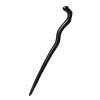 Tianzhi ebony hairpin, with an ancient style and a high-end feel, is a simple and modern Chinese style. It is a wooden hairpin, a hair accessory, and a sandalwood hairpin Specification image