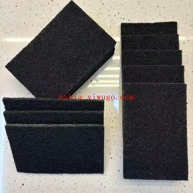 Thickened double-spray sand-containing scouring pad, kitchen pot scrubbing, dish washing sponge, cleaning, stain-removing and oil-removing cloth bahia Application Scenario