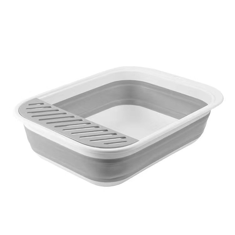 Wholesale of new semi-enclosed folding cat litter boxes, extra-large anti-splash cleaning cat supplies Application Scenario