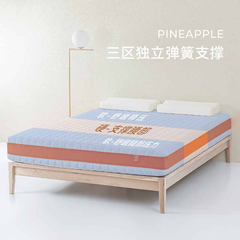 源头厂家记忆棉床垫 五星酒店三区独立弹簧软硬垫席梦思床垫