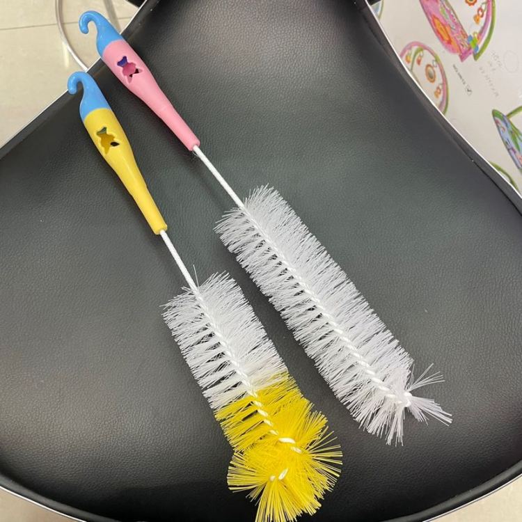 Wholesale baby bottle brushes, plastic brushes, cup brushes, brush holders, mother and baby cleaning products, long-handled decontamination brushes Item Picture