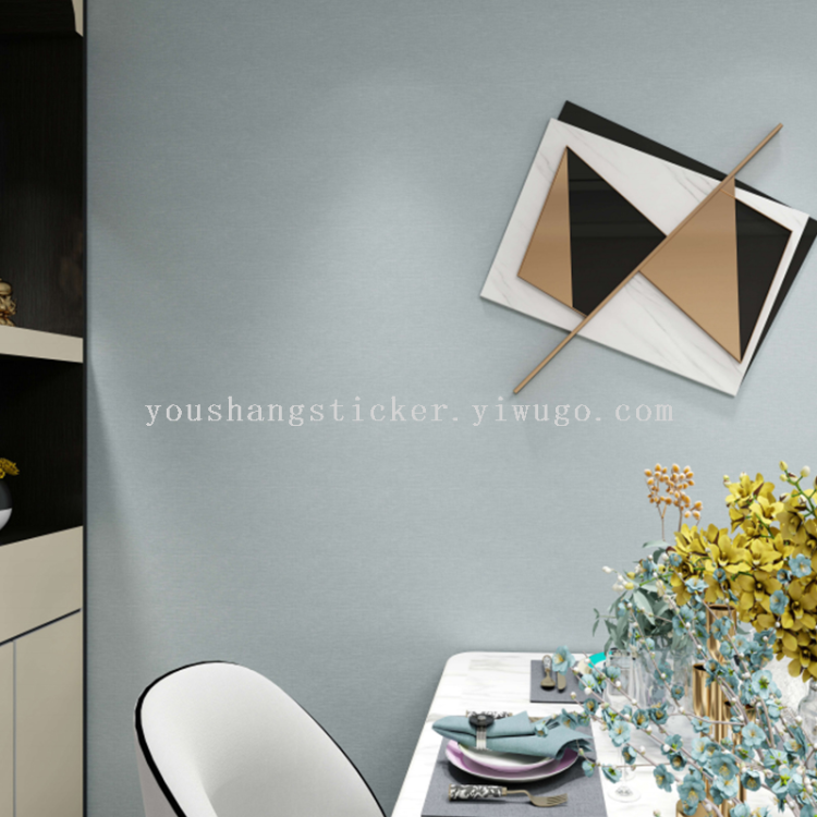 Self-adhesive linen wallpaper for bedrooms and dormitories, waterproof and stain-resistant wall stickers, warm and cozy decoration Specification image