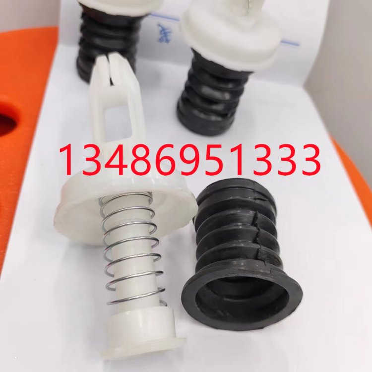 Fully automatic washing machine drain valve core, universal drain valve, thickened rubber water-blocking seal spring water release valve Item Picture