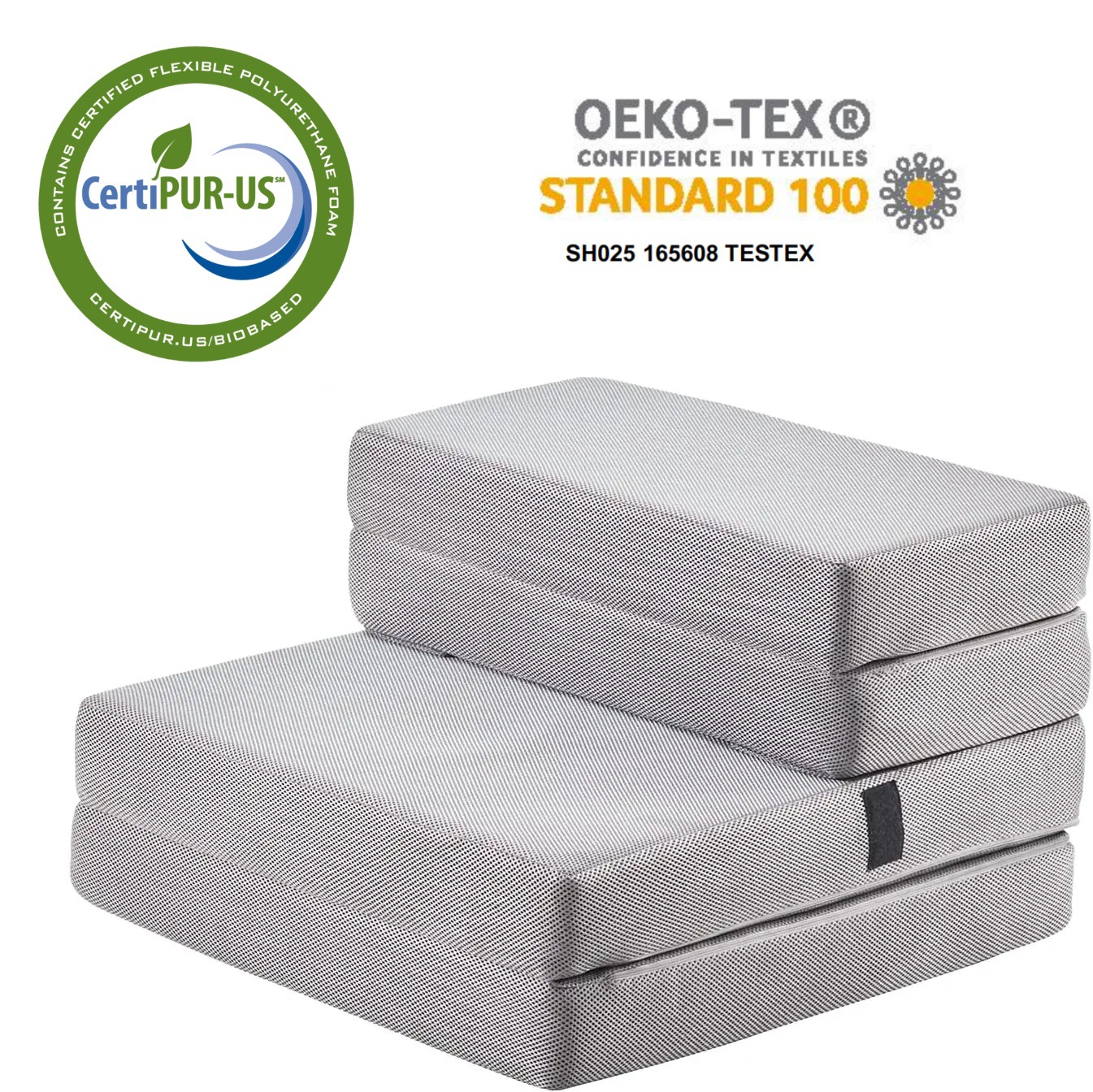 Cross-border Amazon sponge folding pad, outdoor portable folding mattress, memory foam three-fold pad Application Scenario