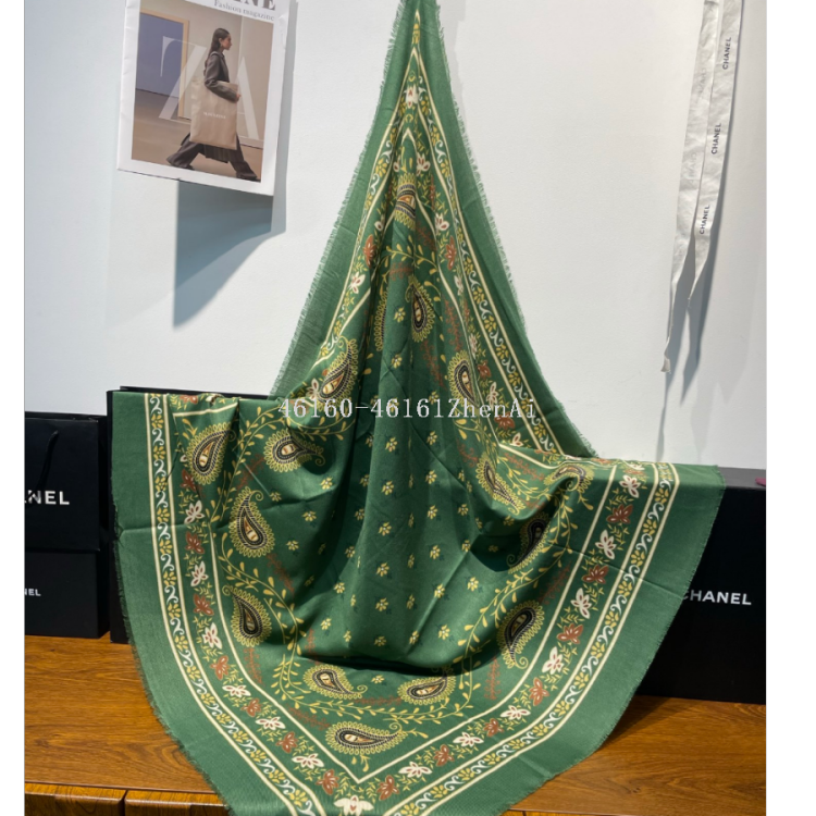 New cross-border export cash on delivery e-commerce live streaming fashionable classic velvet printed square towels supply chain Application Scenario