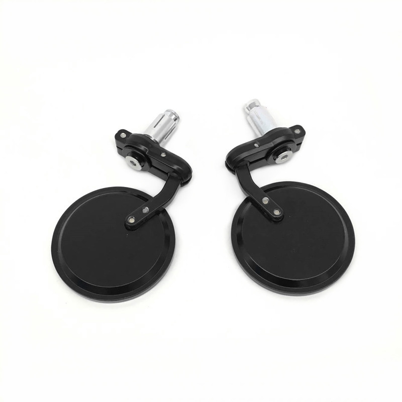 Cross-border supply of universal rearview mirrors for motorcycles, rearview mirrors for electric vehicles, all-aluminum handle mirrors, and small round mirrors Specification drawing