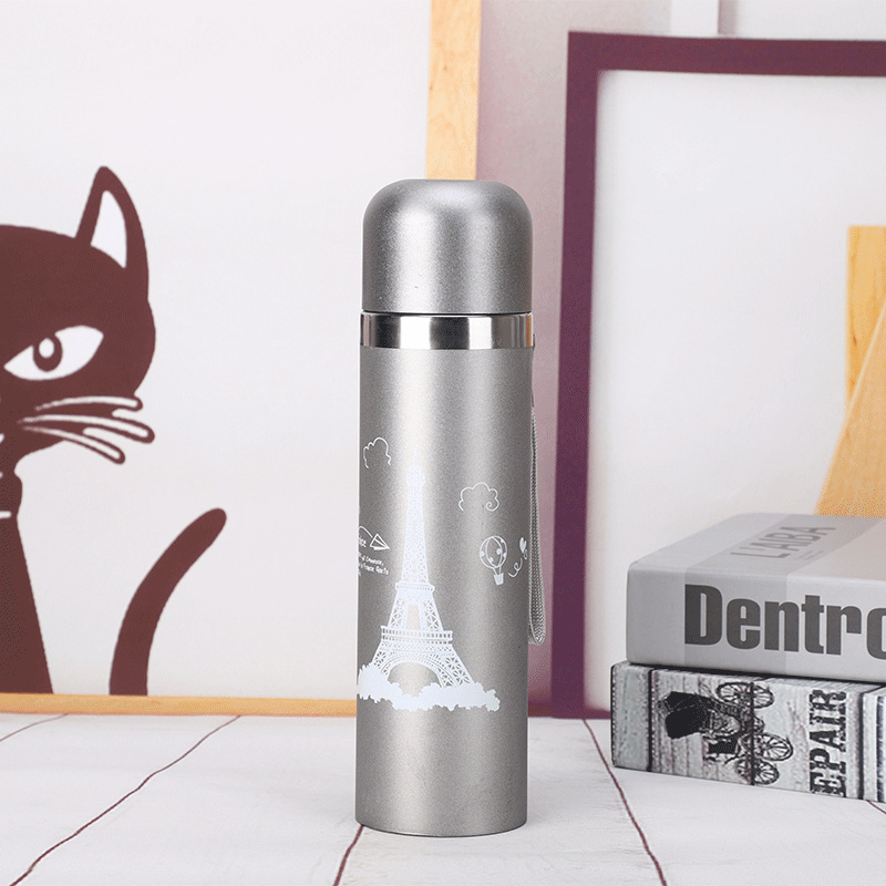 New type of strappy insulated cup, stainless steel insulated cup, bullet insulated cup, iron armor cup, outdoor gift cup, can be engraved details Picture