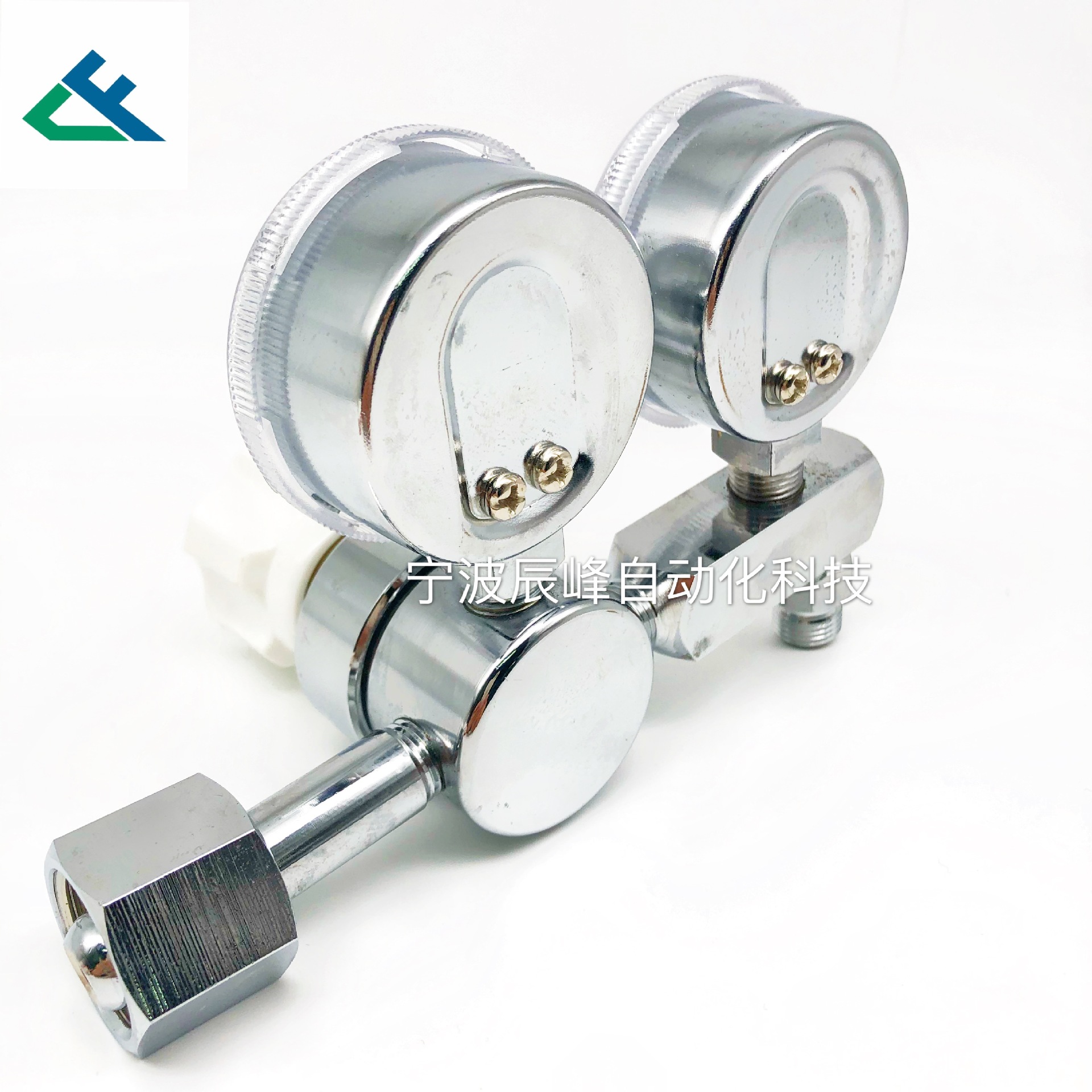 Dual-gauge oxygen pressure reducer, medical oxygen inhaler Specification image