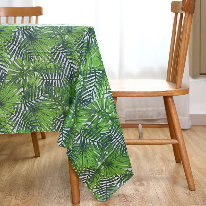 Simple and slightly sexy printed PEVA PVC no-wash, oil-proof, heat-resistant, water-proof and chili oil-proof tablecloth, a popular tablecloth Application Scenario