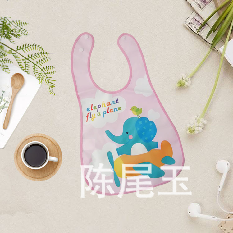 Factory direct sales of new colored children's waterproof wipes, EVA no-rinse baby cartoon bibs, rice bags, customized baby wipes, petal wipes, baby towels, BabyTony Specification drawing