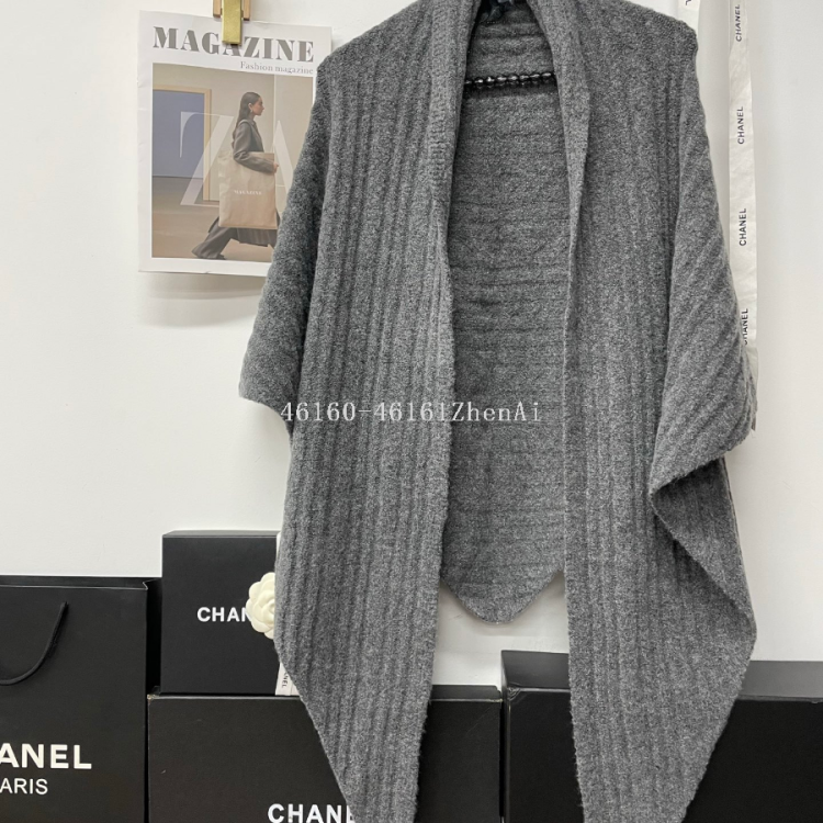 Wholesale e-commerce live-streaming supply chain for new cross-border export twisted knitted large shawls and scarves