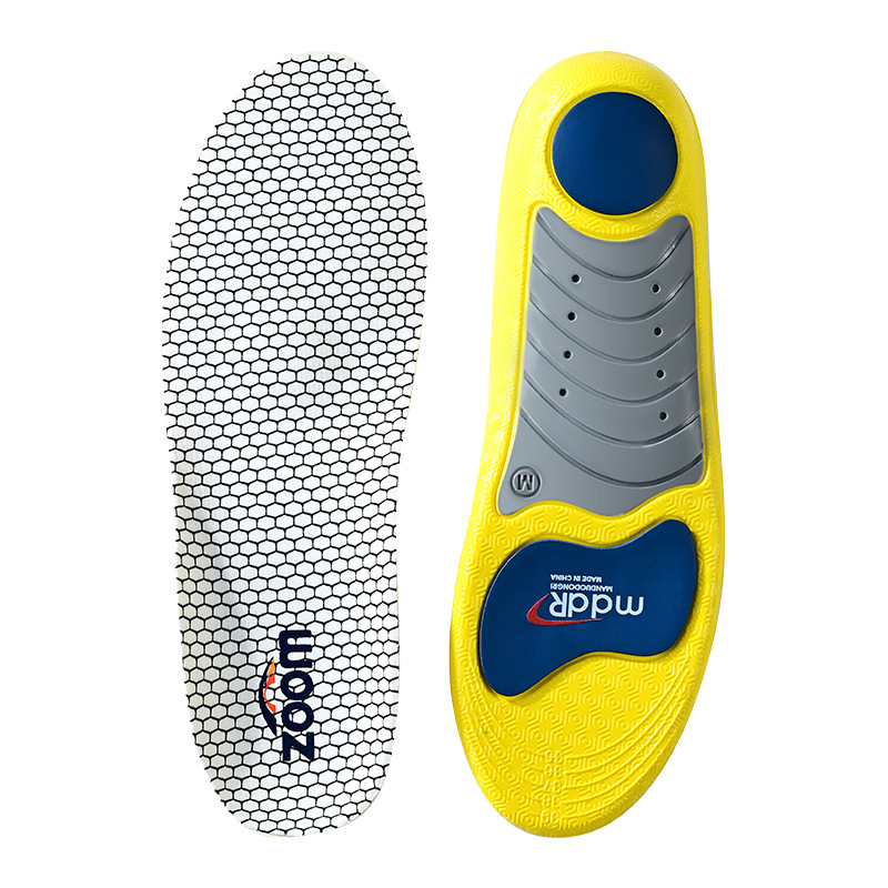 Sports arch support insoles, orthopedic knee pads, military training, basketball, running, can be cut, sweat-absorbing, breathable and deodorizing full figure