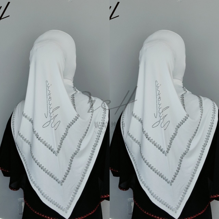穆斯林头巾/中东女士头巾/慕斯林头巾/丝光棉打底帽/阿拉伯头巾细节图