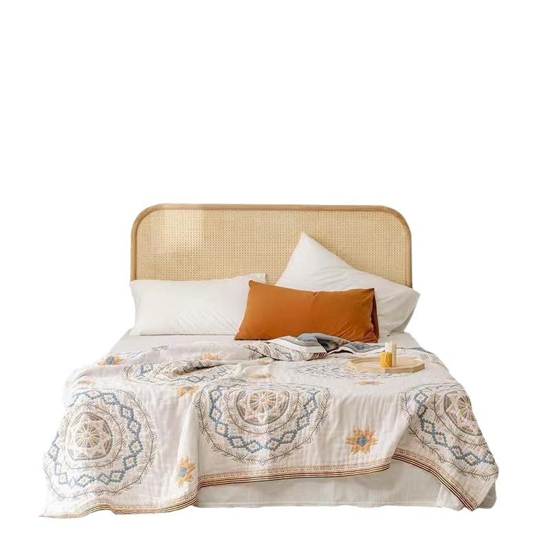 【 Elshi 】 American-style cotton gauze towel quilts, single and double air-conditioned summer cooling quilts, nap covers and blankets wholesale Application Scenario