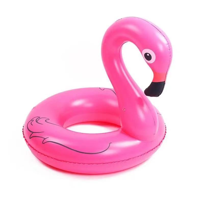 Adult inflatable unicorn swimming rings, flamingo life buoys, portable swimming rings wholesale, environmentally friendly PVC Specification image