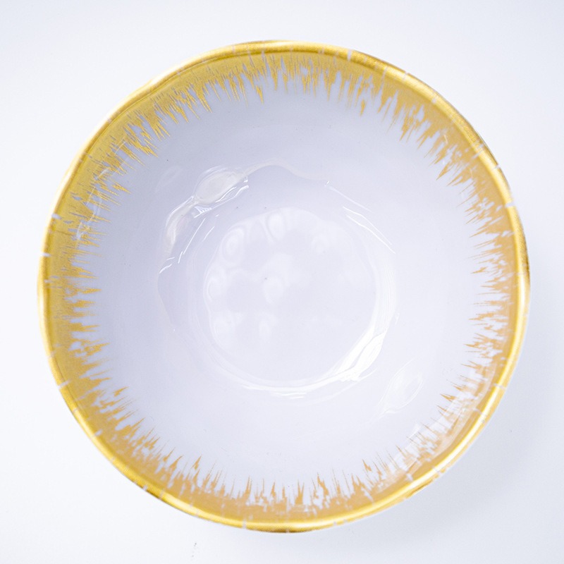 White Western-style plates, melamine plates, steak plates, pickling plates, dishes, hotel tableware, striving plates, salad and fruit plates Application Scenario