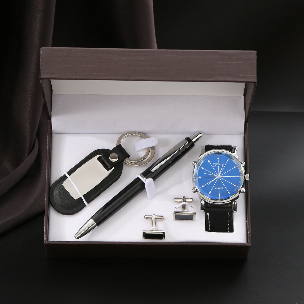 The Mid-Autumn Festival men's business gift set for clients and the anniversary gift set can be customized with a logo for cross-border use