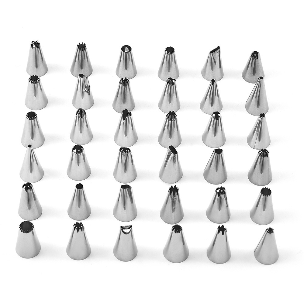Stainless steel piping nozzle set of 66 pieces, cream cake decoration baking set, baking tools and supplies Application Scenario