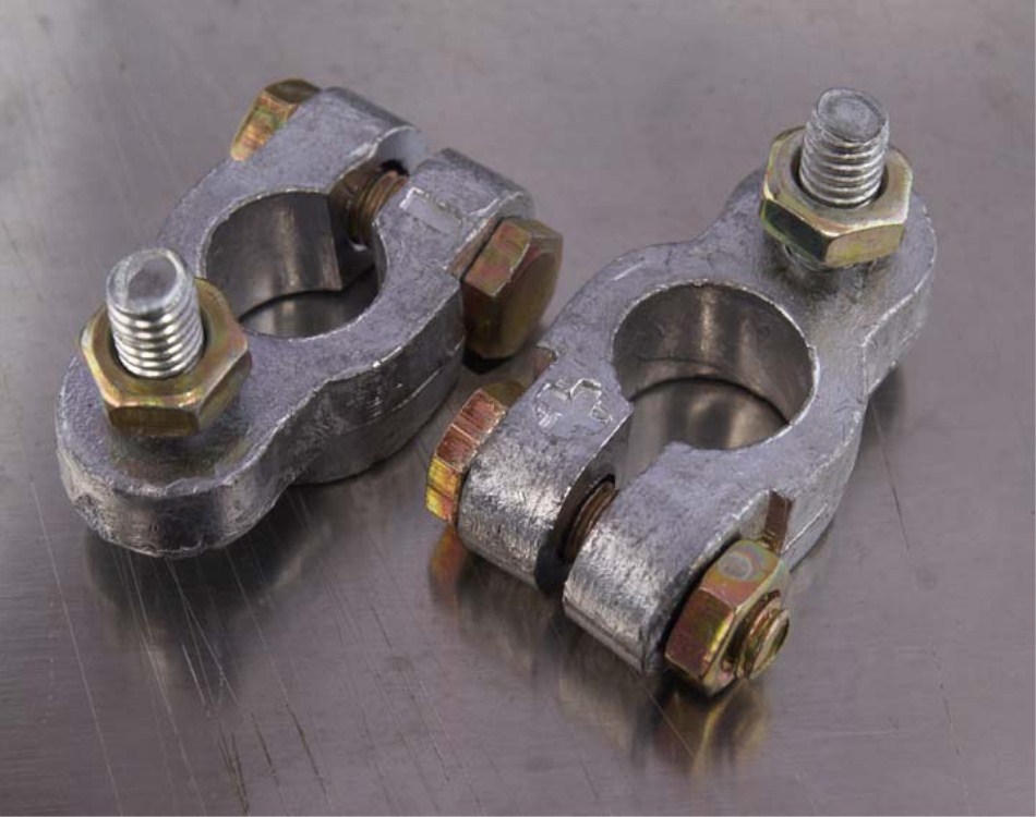 Automobile battery clips, lead clips, battery clips, battery terminals Specification image