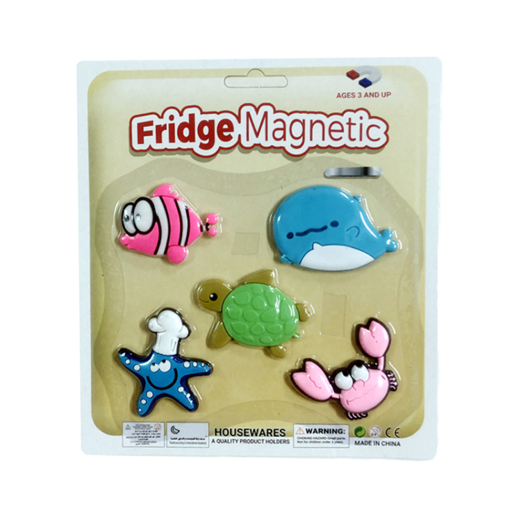 Customized personalized 3D cartoon animal magnetic fridge magnets made of PVC soft rubber Application Scenario