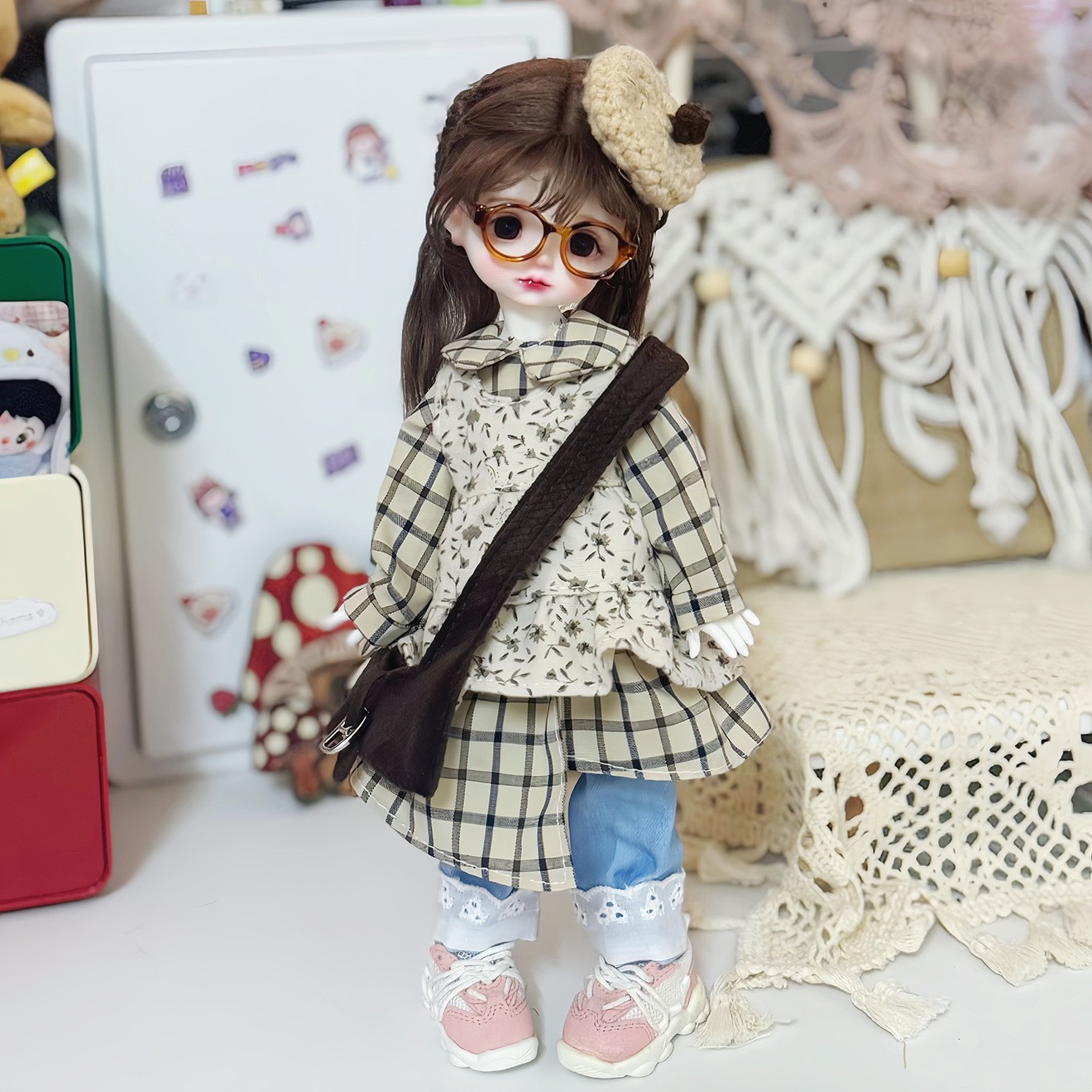 30 cm doll, 6 points BJD multi-joint doll, toy doll, doll dress set, cute clothes wholesale price