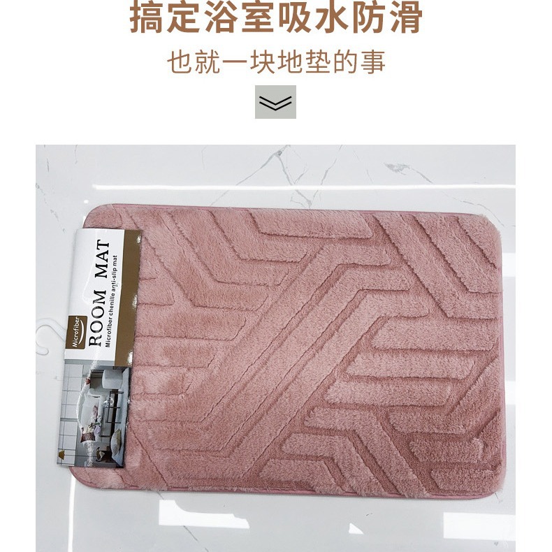 New polyester square washable floor MATS, anti-slip MATS for export, water-absorbing velvet carpets, wholesale of household floor MATS Application Scenario
