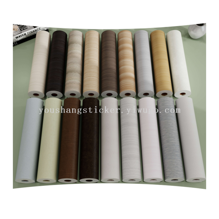 Self-adhesive linen wallpaper for bedrooms and dormitories, waterproof and stain-resistant wall stickers, warm and cozy decoration details Picture