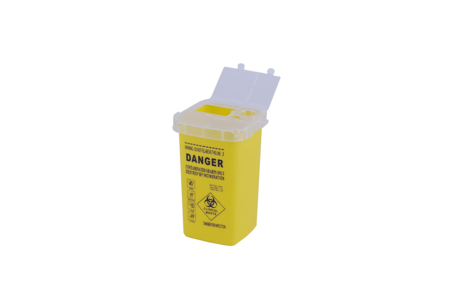 Yellow medical waste containers, blood collection needles, alcohol tablets, band-aids, umbilical cord clips, new cross-border models Item Picture