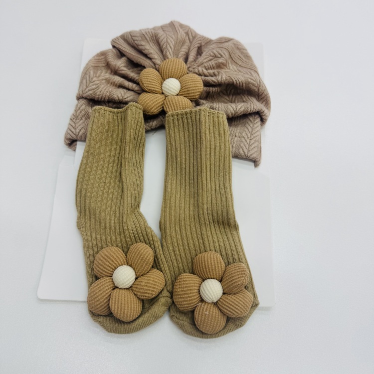 Новая подвязка для ребенка в тонкой подвязке из прелестных европейских и американских цветов, вышитых из длинных носков для ребенка-индуса details Picture
