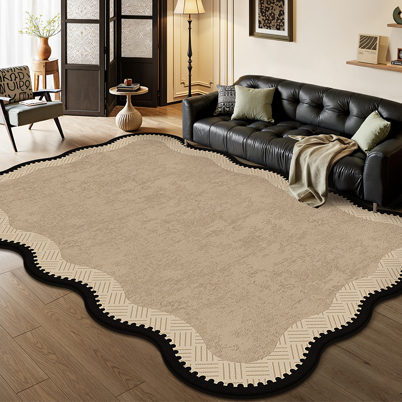 French-style living room carpet, sofa, bedroom bedside floor mat, maintenance-free, waterproof, washable, erasable, thickened, anti-slip and dirt-resistant mat
