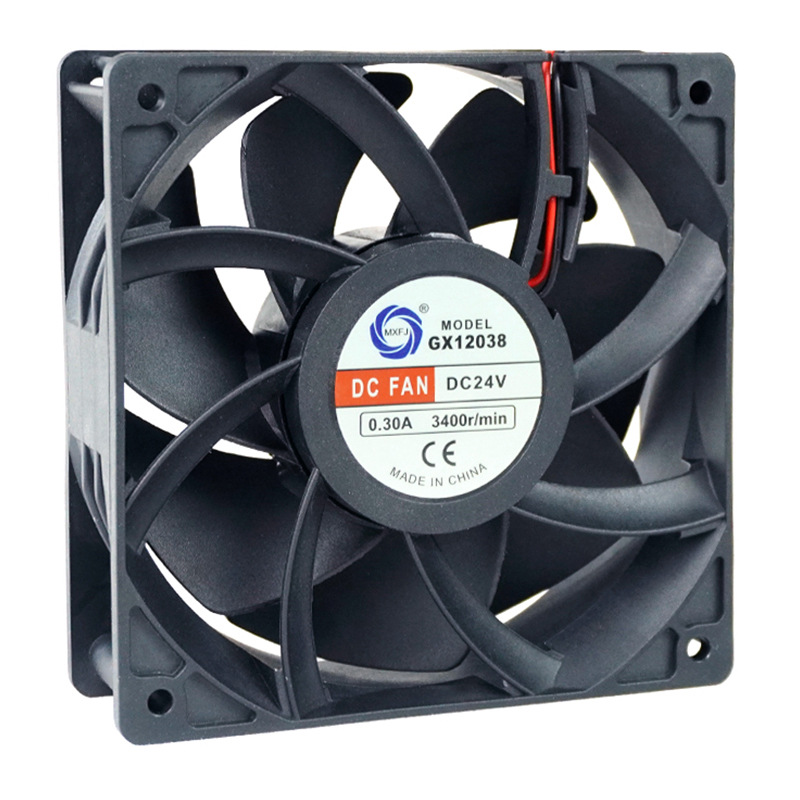 GX12038 DC 24V0.3A factory direct supply ball bearing axial flow fan cooling fan Specification image
