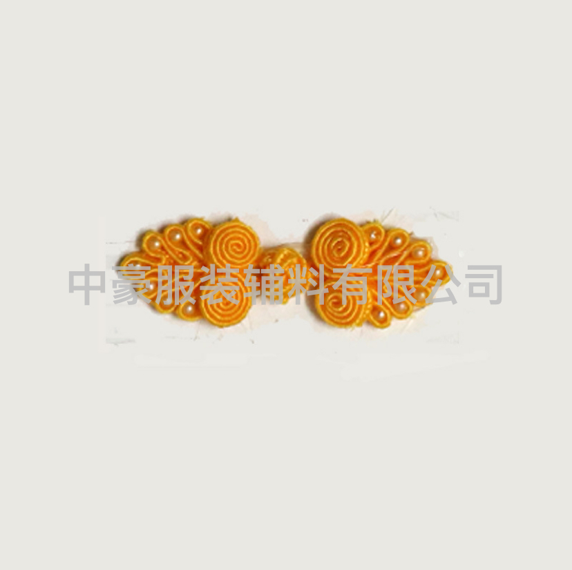 Chinese-style two-wheel seven-bead plate buckle, handcrafted two-wheel seven-bead plate buckle, Tang suit children's suit plate buckle button Application Scenario
