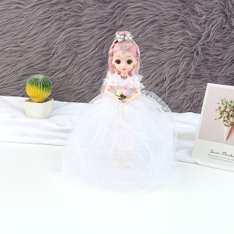 30-centimeter wedding dress, smart music, New Year goods, ornaments, dolls, toys, wedding dresses, princesses, hot sales, street stalls, night markets, wholesale supplies, girls, children, students, activity gifts Specification image