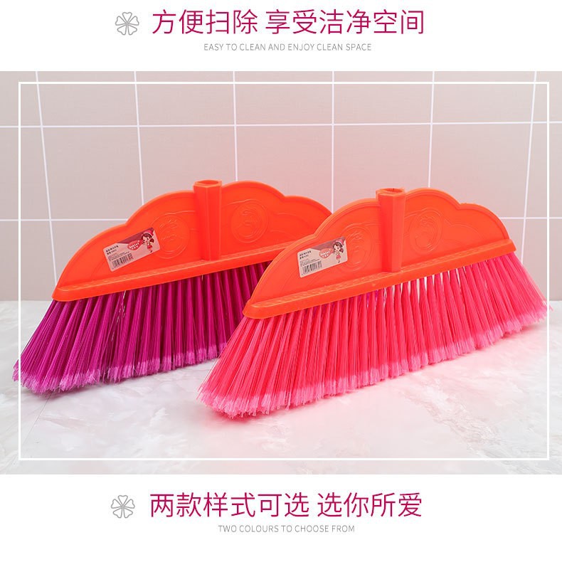 Factory direct sales of classroom sweeping brooms, single stainless steel brooms, non-stick brooms, long handles for cleaning, suitable for both dry and wet use