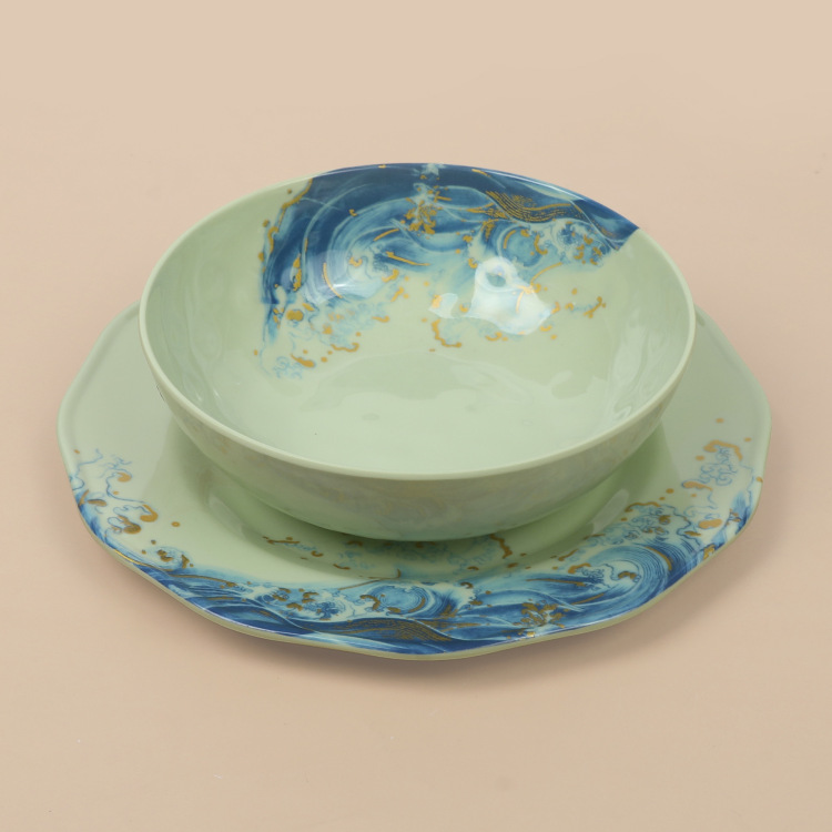Export of A5 melamine Japanese noodle bowls and tableware, Japanese ramen, soup noodles, large bowls of beef noodles, rice noodles, and small noodle restaurants