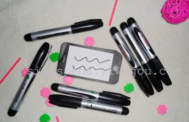 12 high-quality, large-capacity three-color mixed markers, marking pens and ballpoint pens