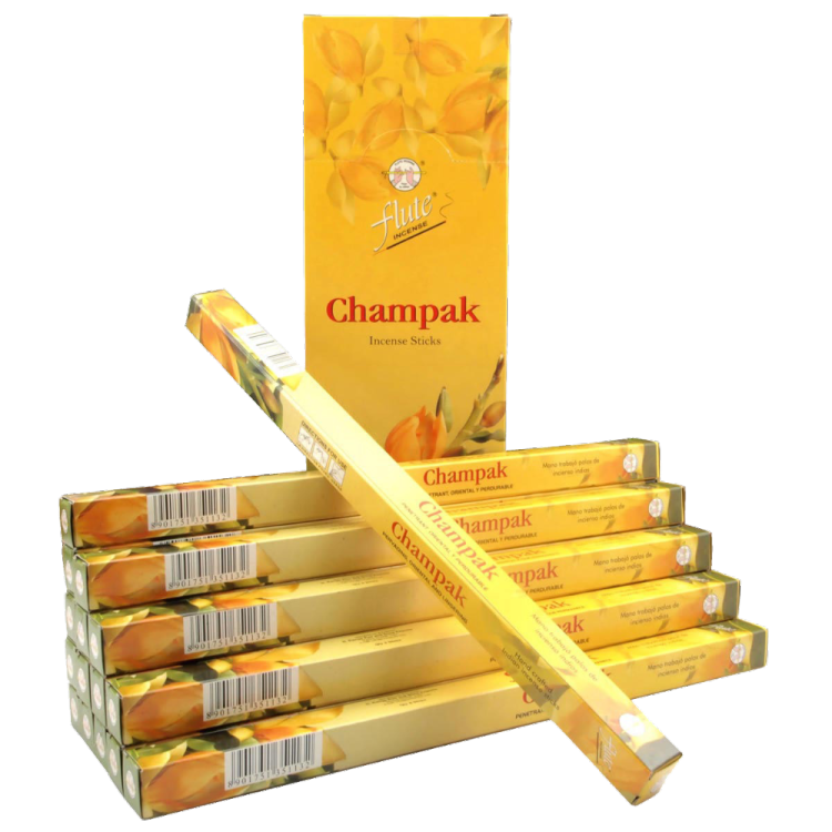 进口印度香 香薰熏香线香四方盒F0221黄兰(Champak)30。