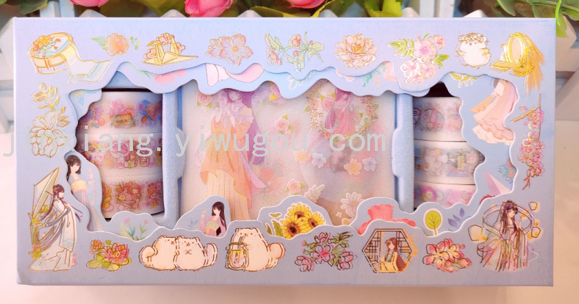 Boxed frosted planner adhesive set, boxed planner stickers, children's cartoon stickers, planner stickers Item Picture