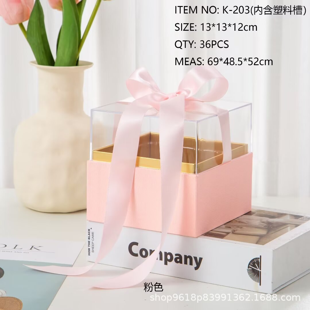 Square acrylic gift boxes, wedding candies, souvenirs, gifts, return gifts, whole piece wholesale, high-end feel details Picture