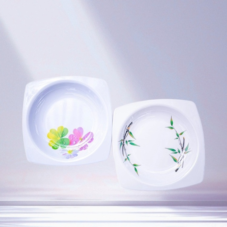 Melamine tableware factory Melamine tableware discs Muslim Star Moon tray plates Western Plates Plates full figure