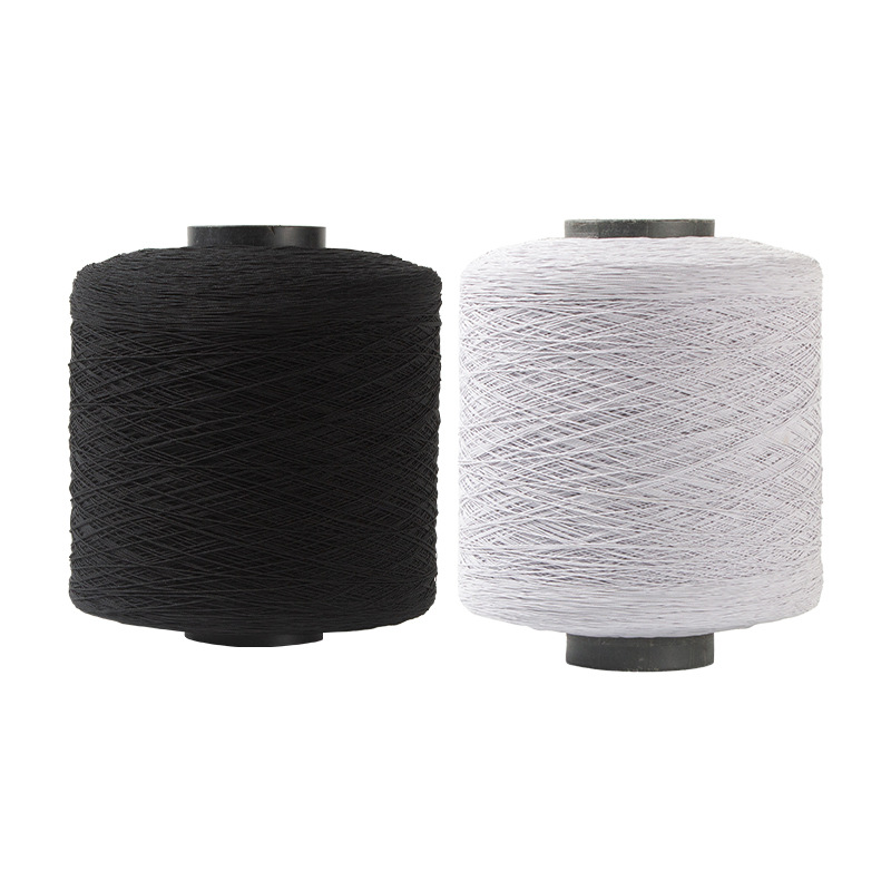 Wholesale of black and white Thai latex filament-coated polyester nylon double bag covered yarn round elastic elastic band thread Application Scenario