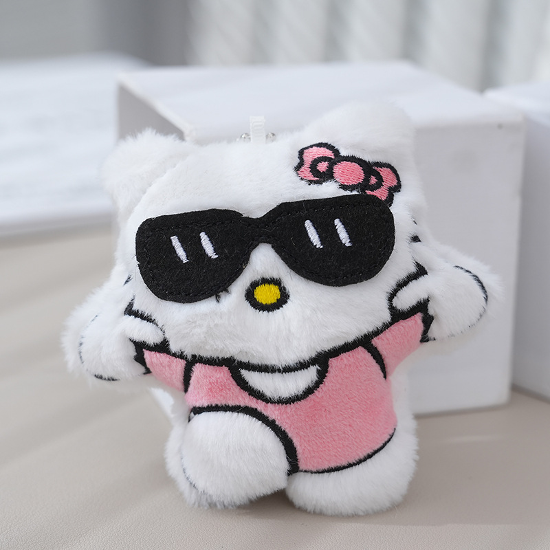 可爱萌三丽鸥库洛米挂件毛绒玩具公仔玉桂狗玩偶书包包挂饰钥匙扣