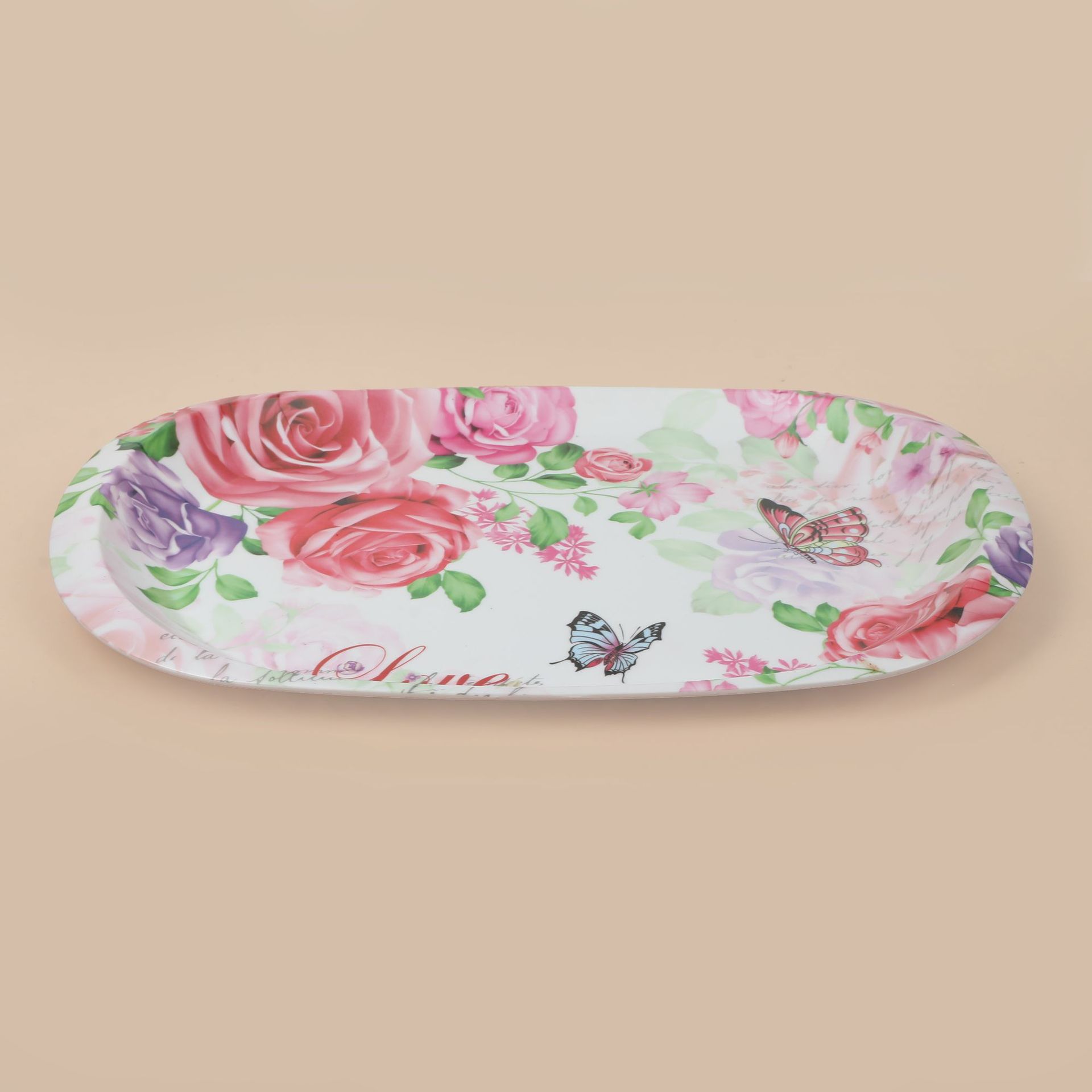 Cross-border rectangular melamine printed tableware, melamine plastic, hotel commercial stock, factory direct sales Item Picture