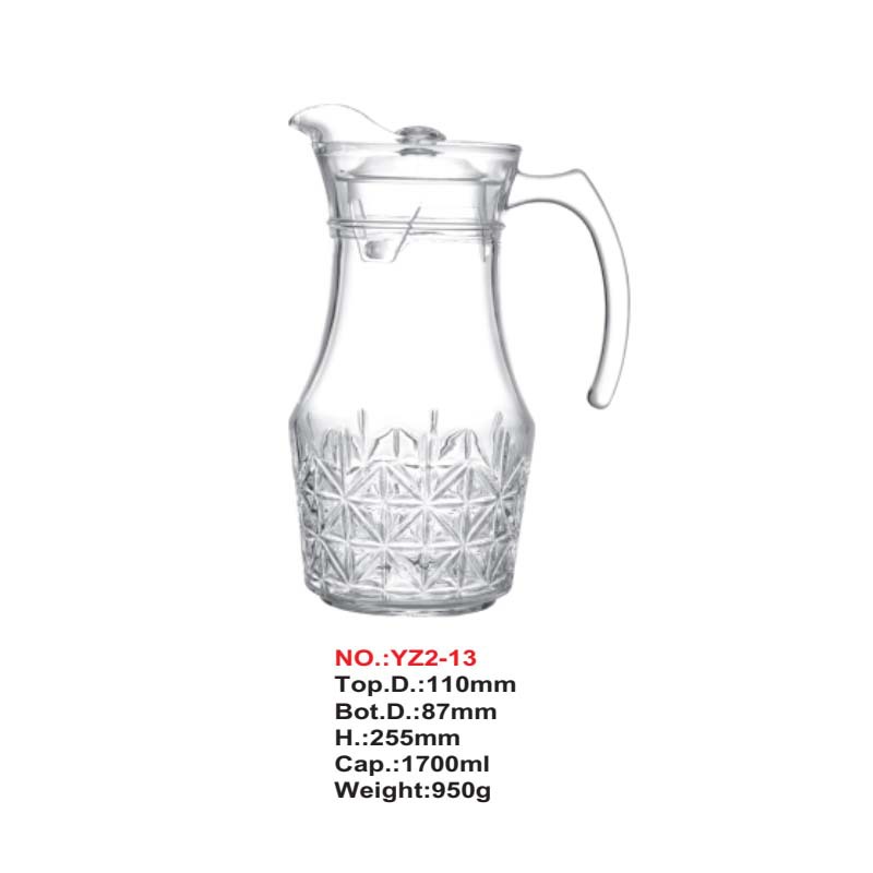 Heat-resistant glass cold water kettle, cooling water kettle, large-capacity duckbill kettle, brewing kettle, bar and restaurant juice striped kettle, tying kettle Application Scenario