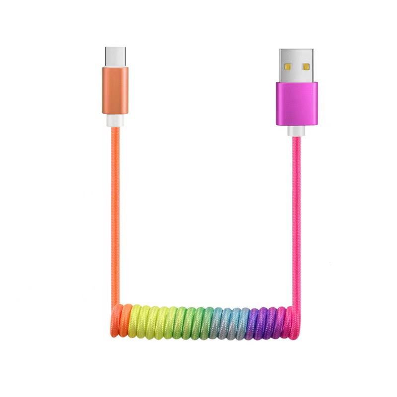 Colorful slingshot data cable details Picture