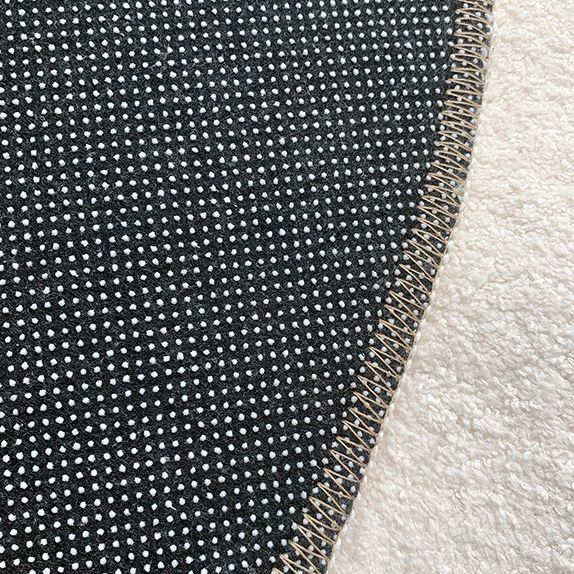The Nordic minimalist living room features a faux cashmere carpet, home sofa, coffee table and anti-slip carpet. The room is fully carpeted over a large area Specification image