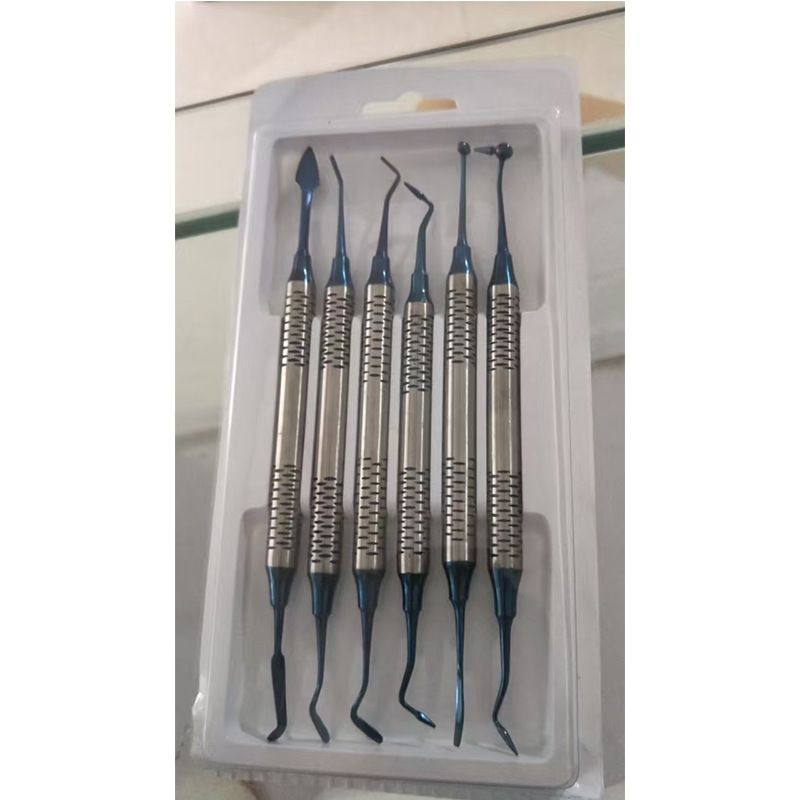 A 6-piece set of dental resin fillers for export, medical oral combination tools, dental teeth restoration tools Application Scenario
