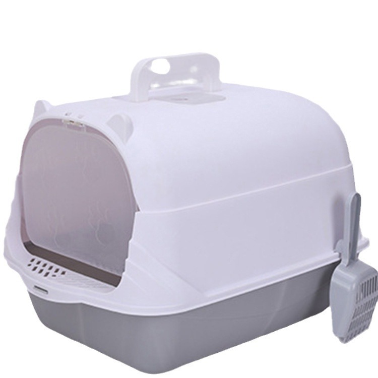Cat litter box, one minimum batch, fully enclosed, splash-proof, oversized cat toilet, ultraviolet sterilization pet products manufacturer Specification image